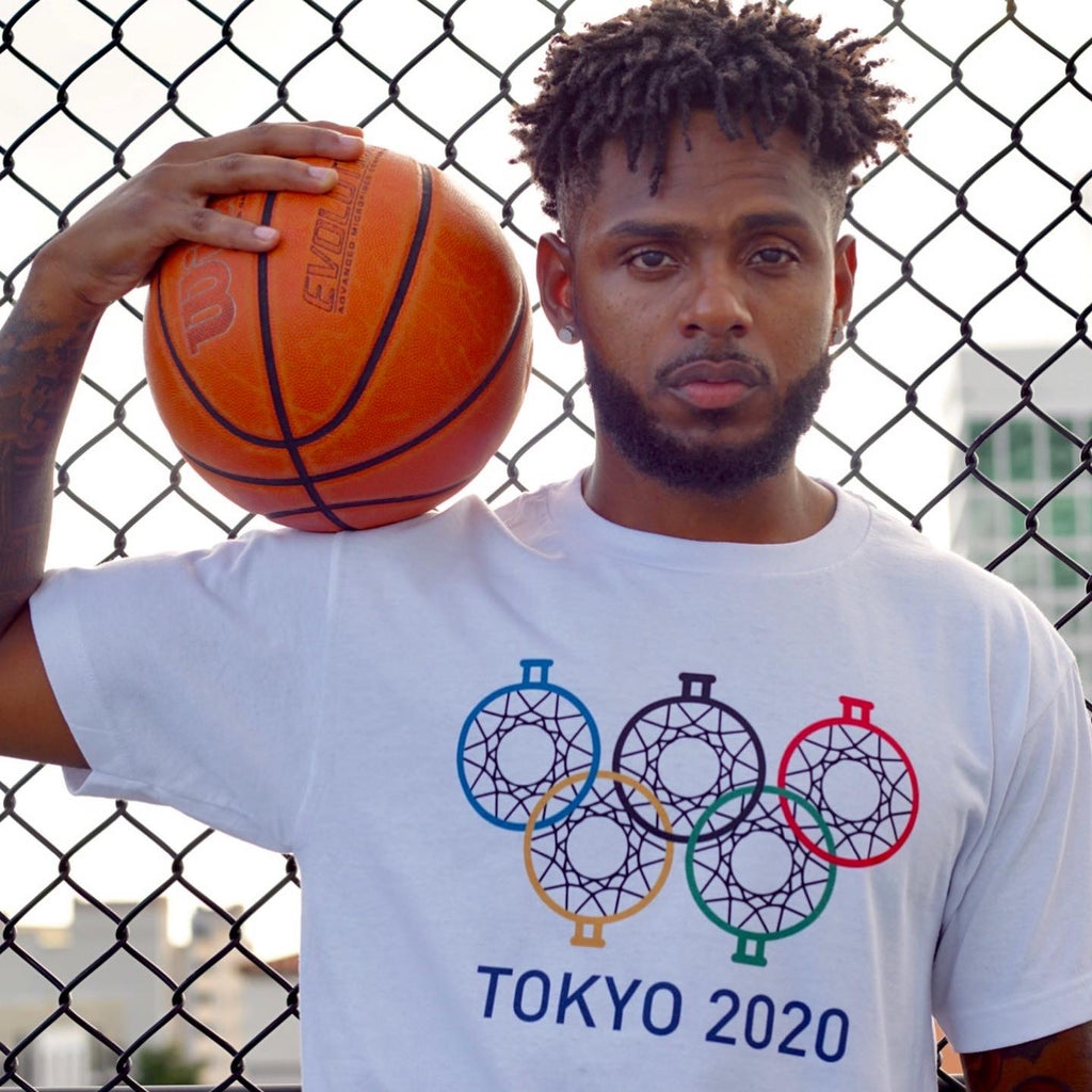 #41 - Tokyo Hoops Tee and Olympic Basketball